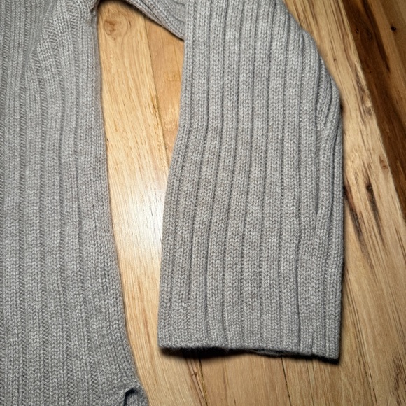 Alex Mill Charley Rib Wool Cashmere Blend Mock Neck Sweater - Picture 6 of 9